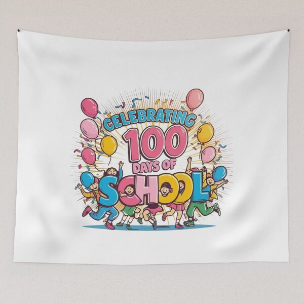 Item preview, Celebrating 100 Days of School - Fun & Festive Design designed and sold by sidx20.