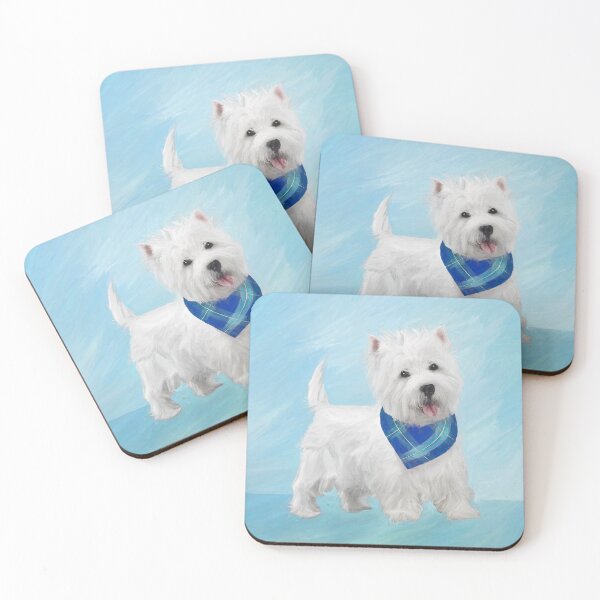 Item preview, West Highland White Terrier Painting Original Art designed and sold by alpendesigns.