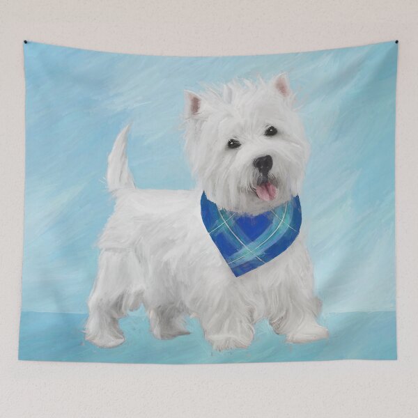 Item preview, West Highland White Terrier Painting Original Art designed and sold by alpendesigns.