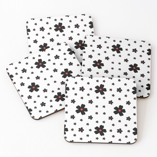 Item preview, Dark Flower with Red Center Seamless Pattern designed and sold by aheartforgod.