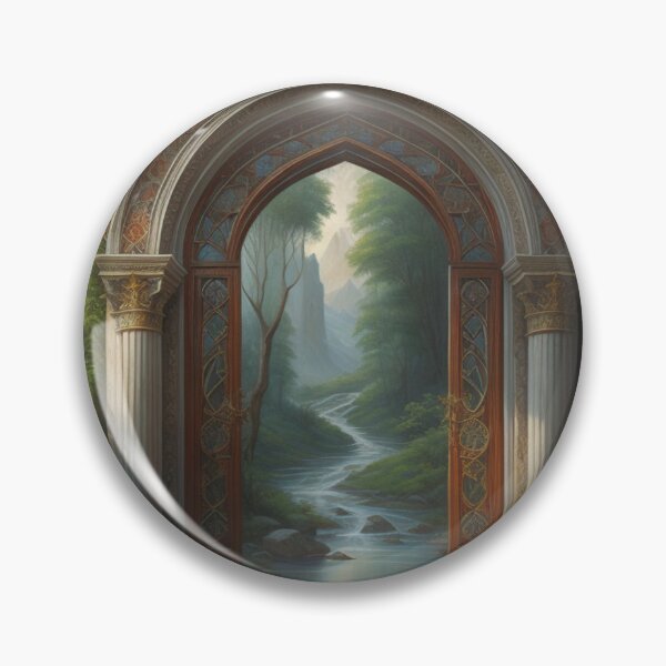 Item preview, Enchanted Forest Gateway Hidden Realm In Lush Wilderness designed and sold by EnchantedVista.