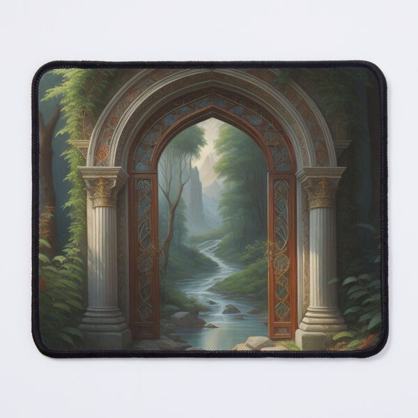 Item preview, Enchanted Forest Gateway Hidden Realm In Lush Wilderness designed and sold by EnchantedVista.