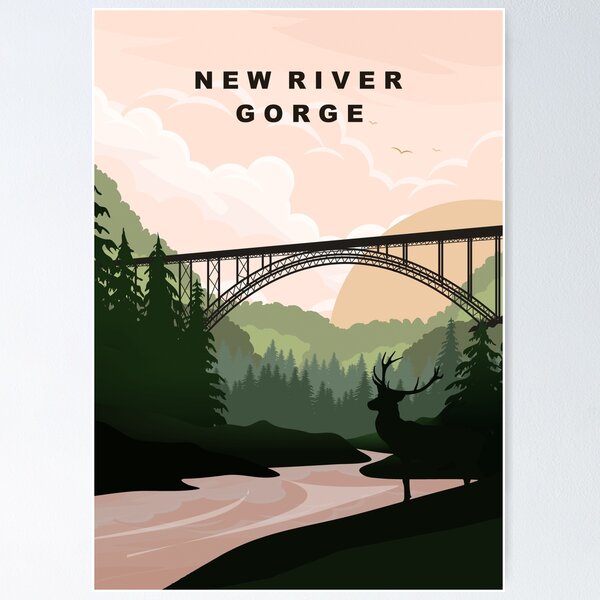 Item preview, New River Gorge National Park designed and sold by JamieHarknett.
