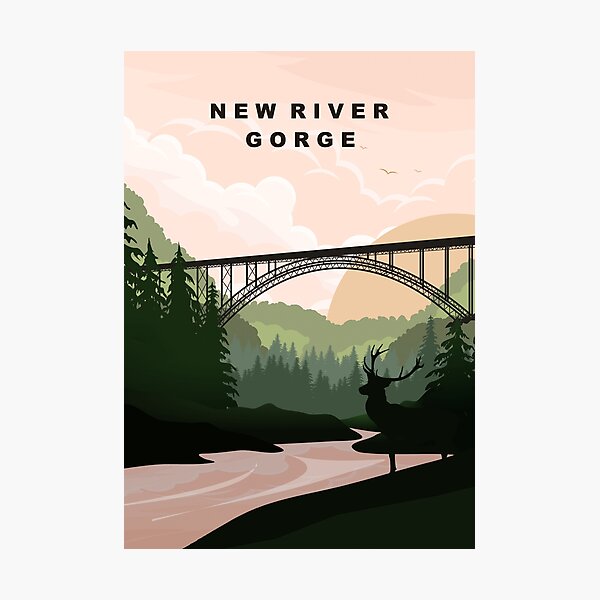 Item preview, New River Gorge National Park designed and sold by JamieHarknett.