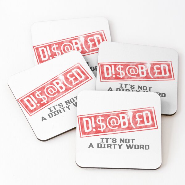 Item preview, Disabled it's not a dirty word designed and sold by Becky-Marie.