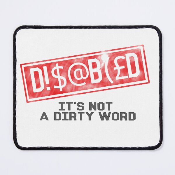 Item preview, Disabled it's not a dirty word designed and sold by Becky-Marie.