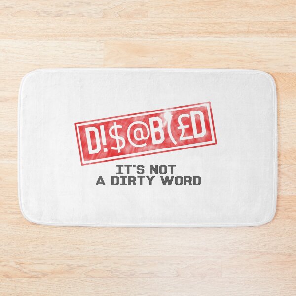 Item preview, Disabled it's not a dirty word designed and sold by Becky-Marie.