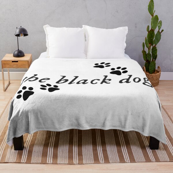 Item preview, the black dog (folklore style) designed and sold by sarabye.