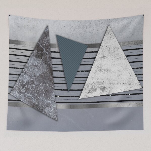 Item preview, Grunge Metal Geometric Forms 27 designed and sold by Diana377.