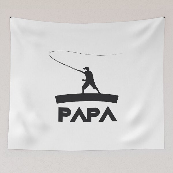 Item preview, Fisherman Papa Funny Father's Day Gift designed and sold by miracletee.