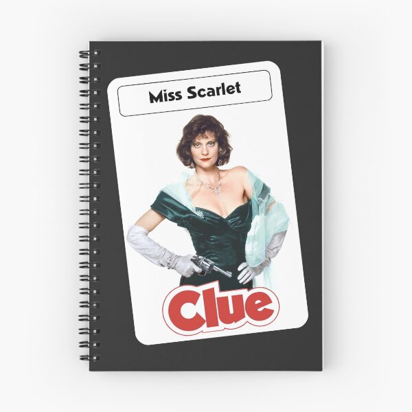 Artikelvorschau, CLUE - Charakter-Kunstkarte im Filmstil – Miss Scarlet entworfen und verkauft von Michaelofthe80s.