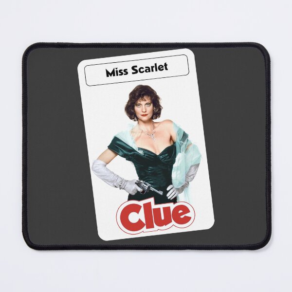 Item preview, CLUE - Movie style Character art Card - Miss Scarlet designed and sold by Michaelofthe80s.