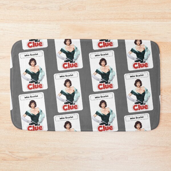 Item preview, CLUE - Movie style Character art Card - Miss Scarlet designed and sold by Michaelofthe80s.