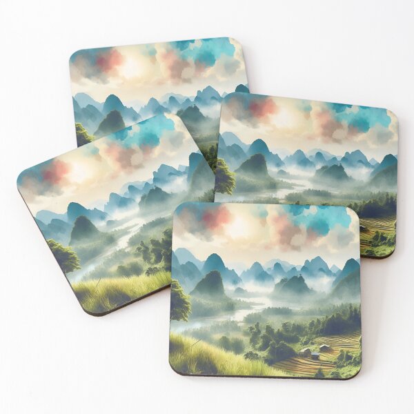 Item preview, Misty Mountain Dawn designed and sold by Fashiospice07.