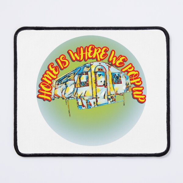 Item preview, Home is Where We Pop Up Multi Coloured Trailer Tent designed and sold by BeccaAelishe.