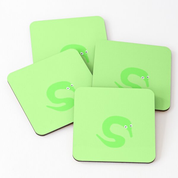 Item preview, Worms Off The String: 7 Mirrored - Green designed and sold by ClumsyPillbug.