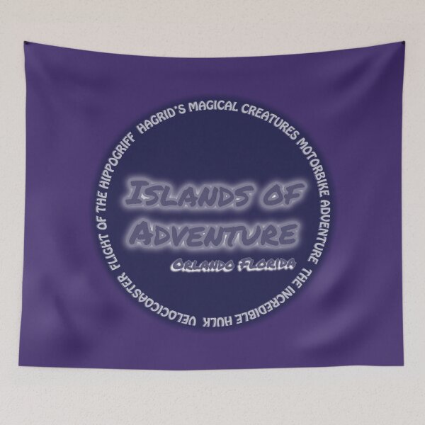 Item preview, Dark purple Islands of Adventure Park Circle  designed and sold by RollingRC.