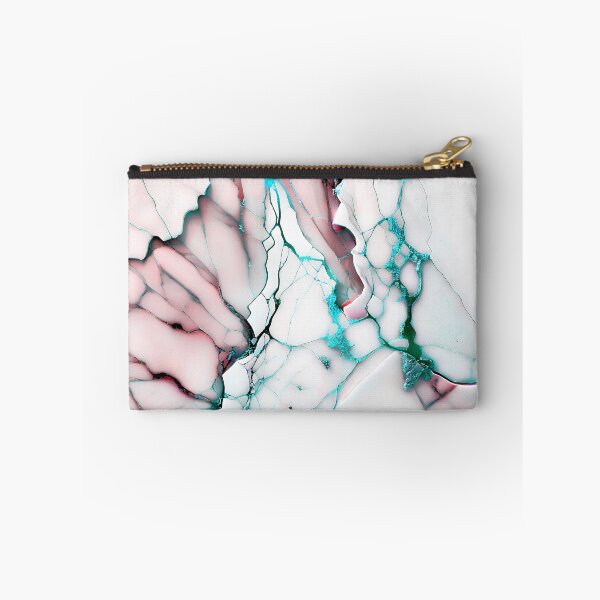 Item preview, Marble Abstract Design - Marble IMAGE PRINT ONLY - White Dusty Pink Cyan Decor designed and sold by Beachy.