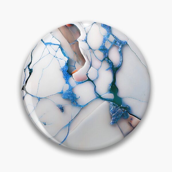 Item preview, Marble Abstract Design - Marble IMAGE PRINT ONLY - White Peach Blue Decor designed and sold by Beachy.