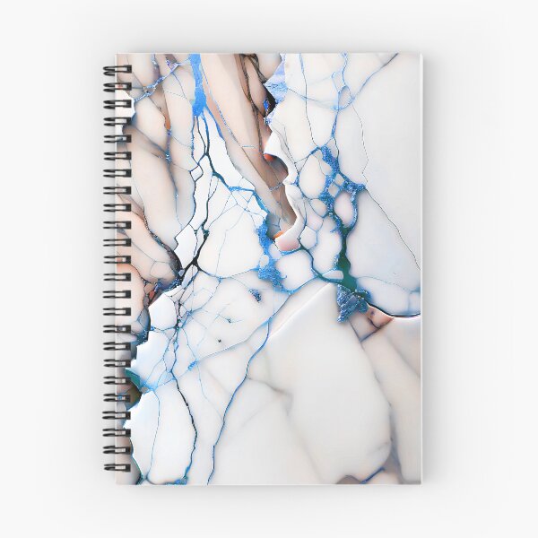 Item preview, Marble Abstract Design - Marble IMAGE PRINT ONLY - White Peach Blue Decor designed and sold by Beachy.