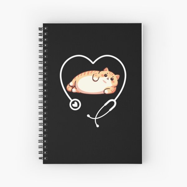 Item preview, Cat and stethoscope designed and sold by NurseHub.