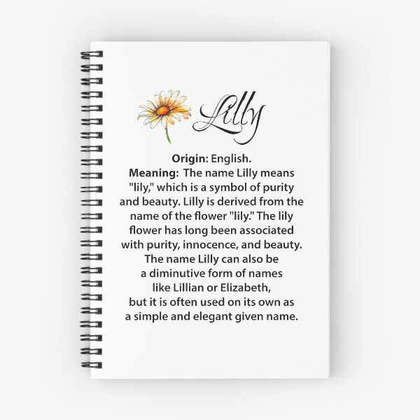 Item preview, Name meaning Lilly designed and sold by OCNau.