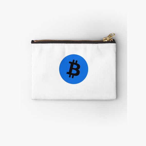 Item preview, Bitcoin Official Logo (Blue Black) Large Hoodie designed and sold by Rainwater Merch.