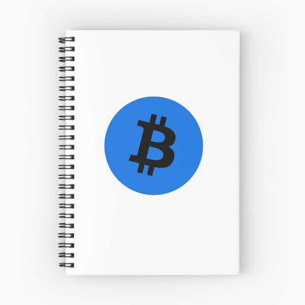 Item preview, Bitcoin Official Logo (Blue Black) Large Hoodie designed and sold by Rainwater Merch.
