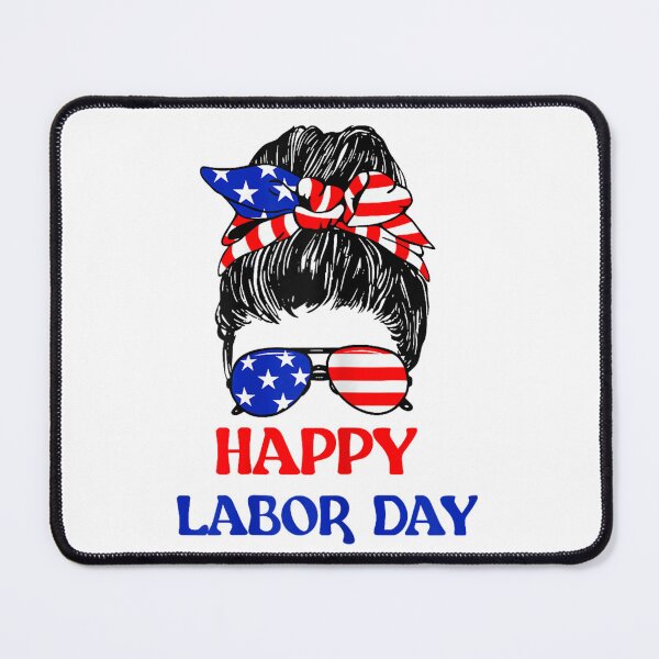 Item preview, Patriotic Happy Labor Day - USA Flag Design designed and sold by 3liegy.