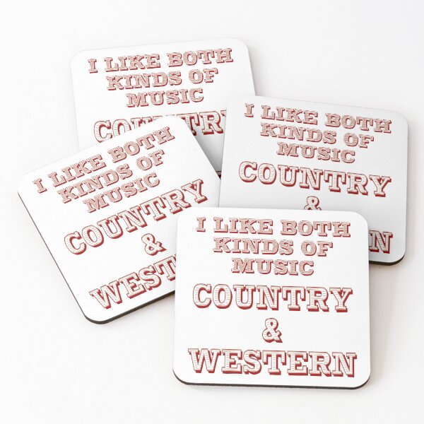 Item preview, I like both kinds of music Country & Western designed and sold by DaveDanchuk.
