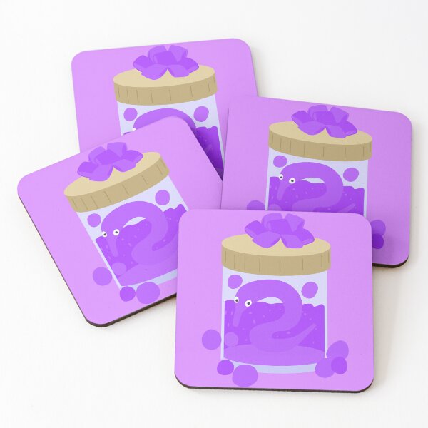 Item preview, Worms Off The String: Jar'n Jams - Purple Grape designed and sold by ClumsyPillbug.
