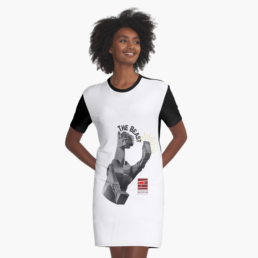 Item preview, Graphic T-Shirt Dress designed and sold by MapleRidgeMus.