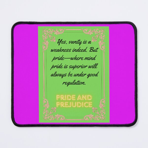 Item preview, Pride and Prejudice Jane Austen Quote designed and sold by MountainAndSea.