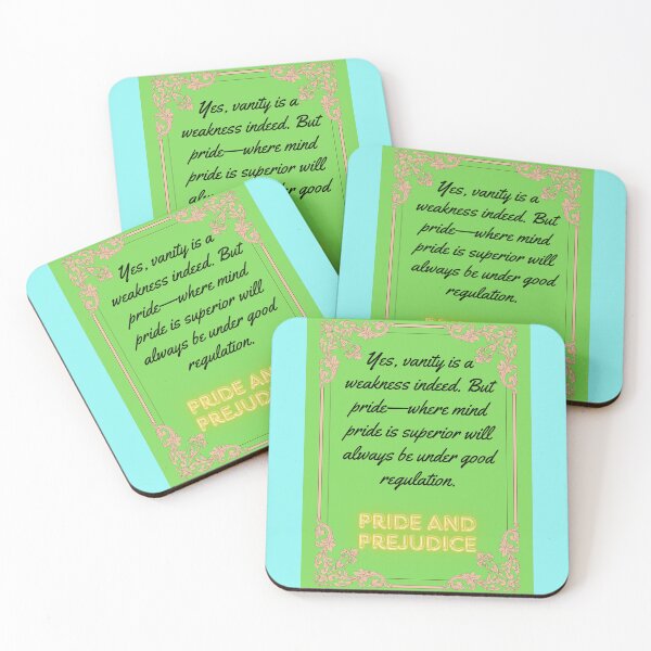 Item preview, Pride and Prejudice Jane Austen Quote designed and sold by MountainAndSea.