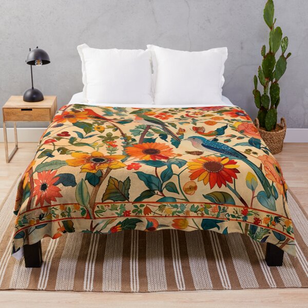 Item preview, finches and flowers designed and sold by oilidesing.