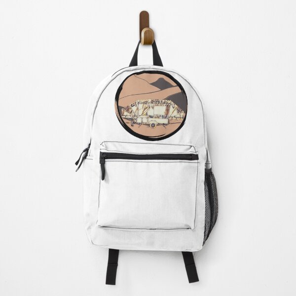 Item preview, Camping in the Mountains Brown Trailer Tent designed and sold by BeccaAelishe.