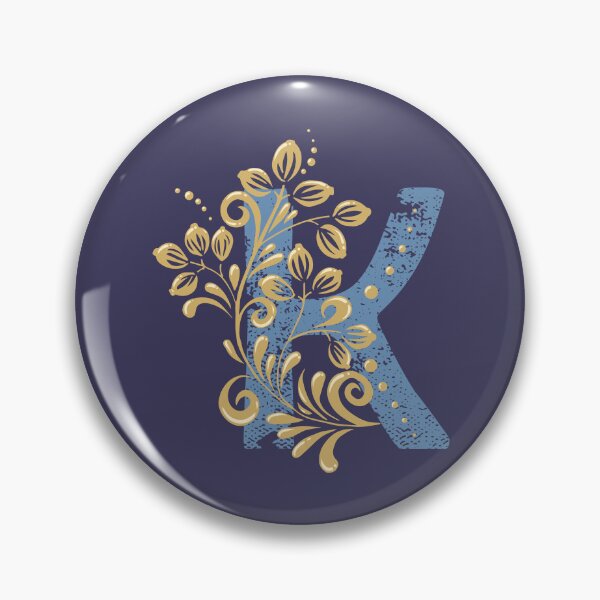 Item preview, K - Vintage floral letter for names starting with K designed and sold by Deepness2023.