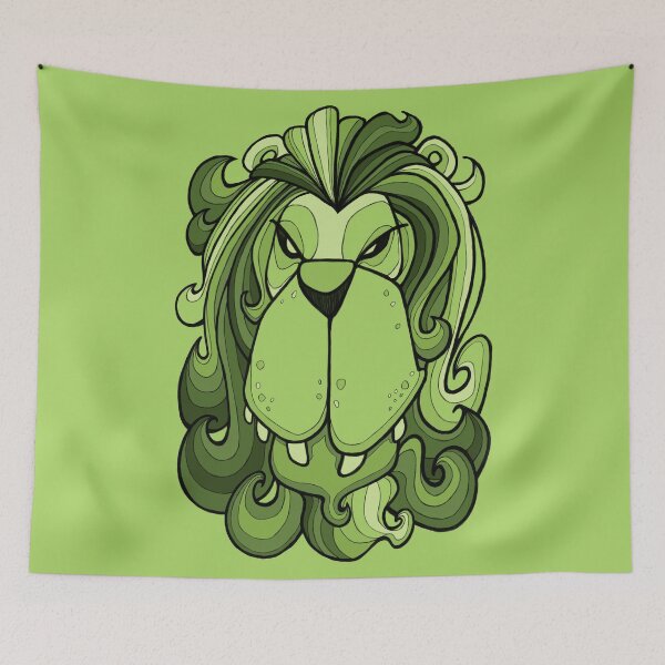 Item preview, Lion - Greenery Green designed and sold by bignose1977.