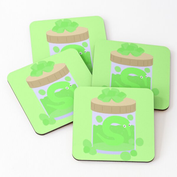 Item preview, Worms Off The String: Jar'n Jams - "White" Green Grape designed and sold by ClumsyPillbug.