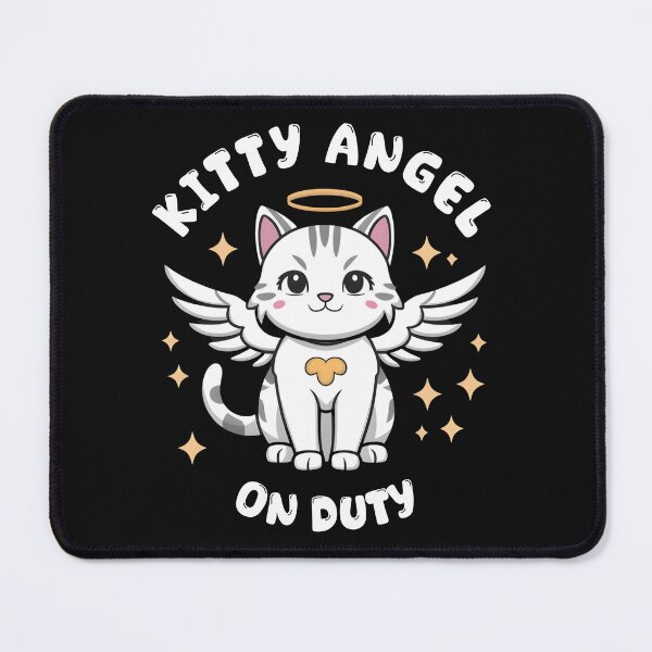 Item preview, Kitty Angel On Duty designed and sold by ViperSaint.