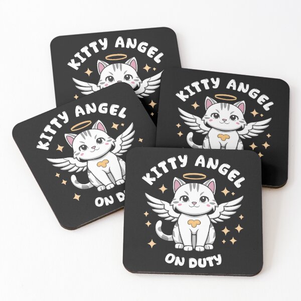 Item preview, Kitty Angel On Duty designed and sold by ViperSaint.