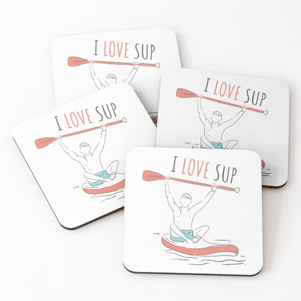 Item preview, I love paddleboard sup in lineart designed and sold by Deepness2023.