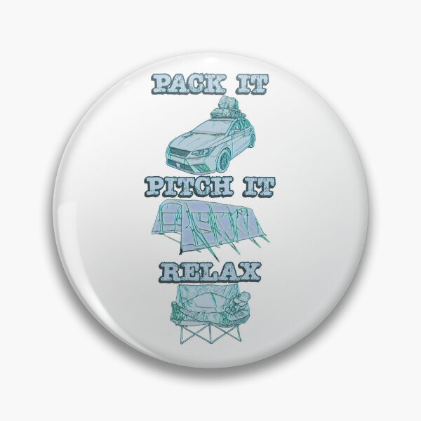 Item preview, Pack it, Pitch it, Relax - Blue Green Tent designed and sold by BeccaAelishe.