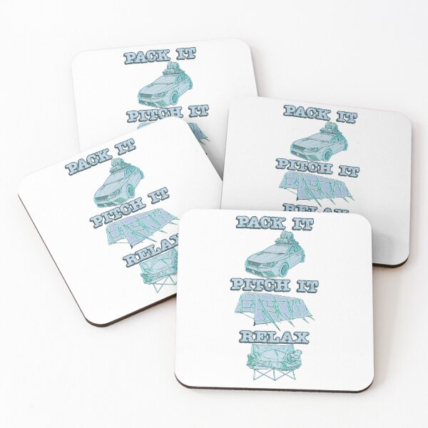 Item preview, Pack it, Pitch it, Relax - Blue Green Tent designed and sold by BeccaAelishe.
