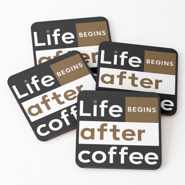 Item preview, Life Begins After Coffee designed and sold by Alex Songs.