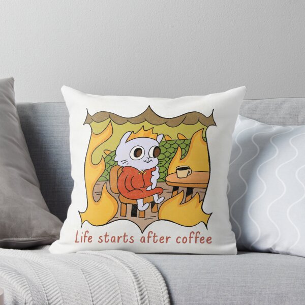 Item preview, Life starts after coffee T-shirt designed and sold by JellytonThe4th.