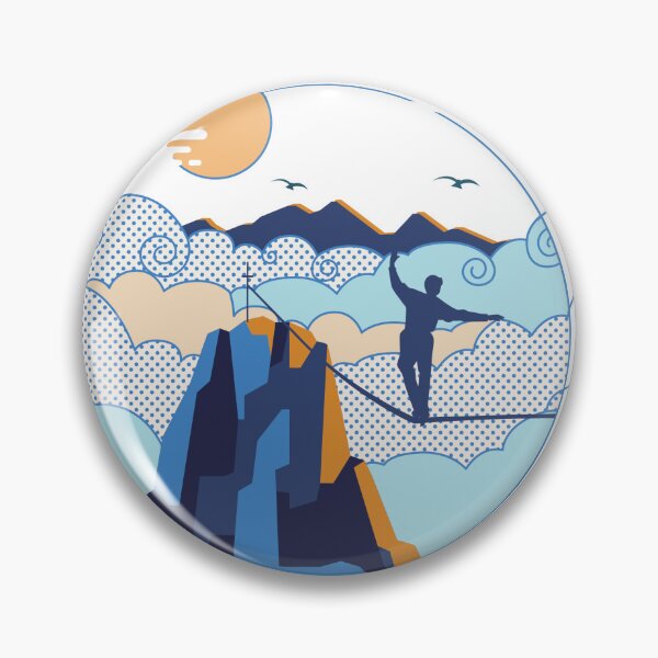Item preview, Tightrope on a mountain designed and sold by Designsderemi.