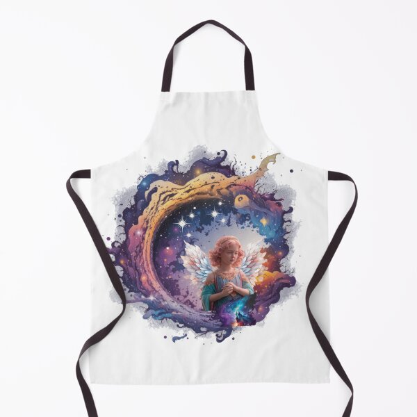Item preview, Angel in cosmic background designed and sold by DivineHaven.