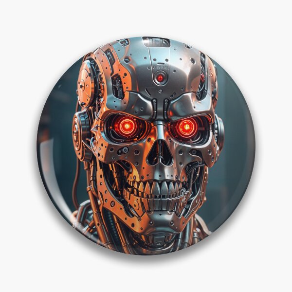 Item preview, Cool Futuristic Cyborg Killer Robot designed and sold by TheArtOfPat.