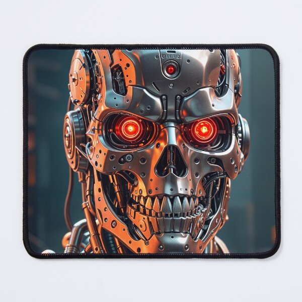Item preview, Cool Futuristic Cyborg Killer Robot designed and sold by TheArtOfPat.